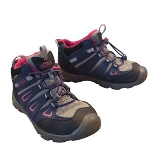 KEEN Kids' Hiking Boots Girls size 3 Leather